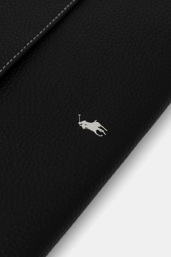 Polo Ralph Lauren husă de laptop din piele 25 x 35 cm negru 427971194