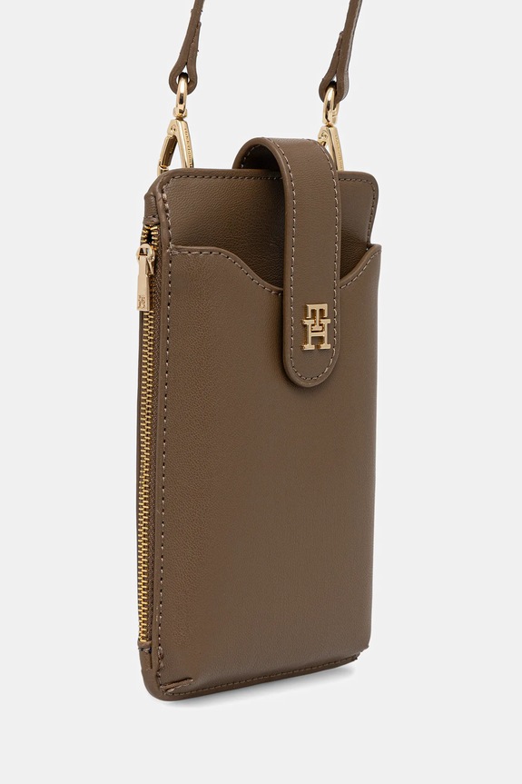 Denarnica Tommy Hilfiger AW0AW18137 bež SS26
