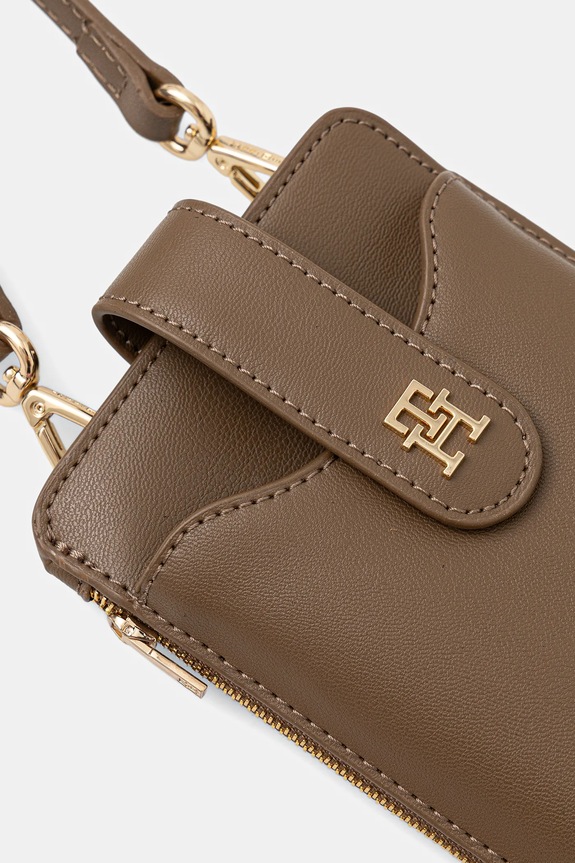 Denarnica Tommy Hilfiger bež AW0AW18137