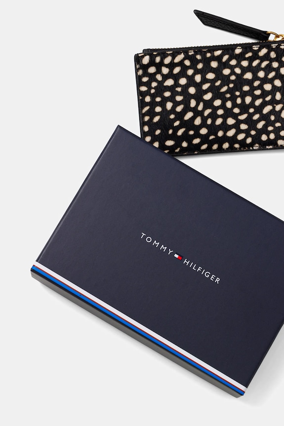Accesorii Tommy Hilfiger breloc de piele AW0AW18301 negru