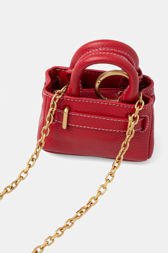 Doplnky Kožená kľúčenka Tommy Hilfiger AW0AW18302 červená
