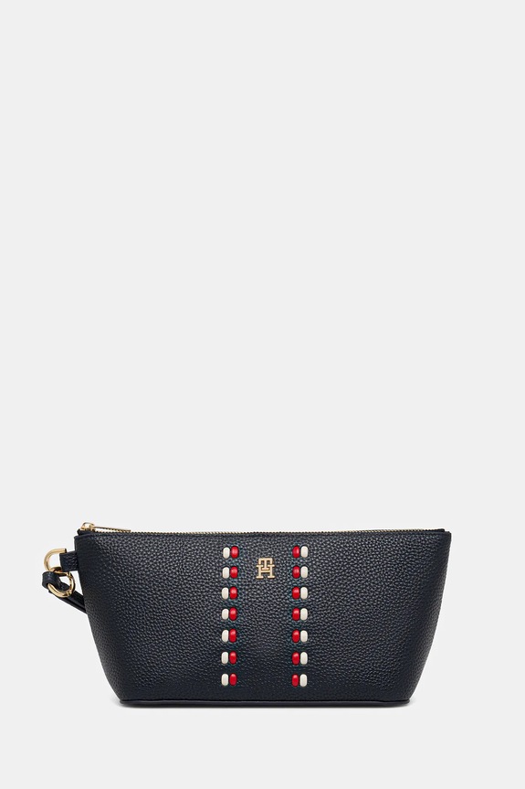 Kozmetická taška Tommy Hilfiger tmavomodrá AW0AW18243