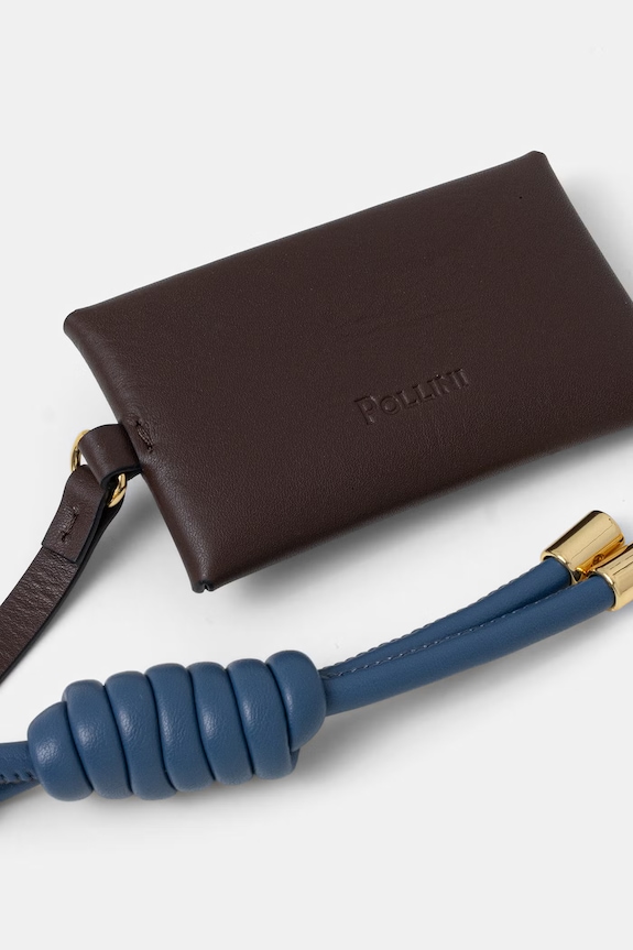 Kožená klíčenka Pollini PC5410PP1OQG2 hnědá SS26