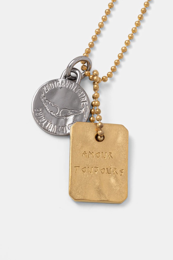 Akcesoria ZADIG&VOLTAIRE naszyjnik OWJW01765 złoty
