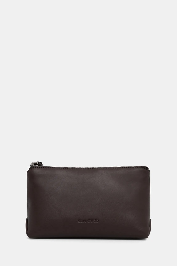 Кожаная косметичка Marc O'Polo Planet friendly коричневый 5000008507