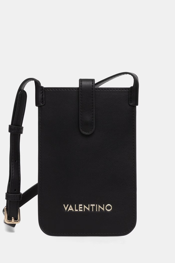 Valentino Bags prevleka za telefon ženska iz umetnega usnja CLIO RE črna VPS9OG82