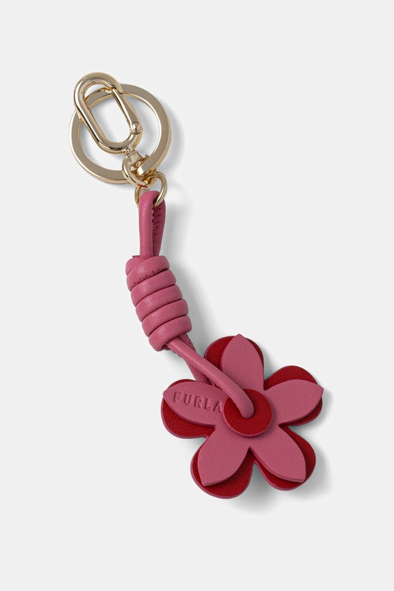 Kožená kľúčenka Furla červená WR00858.BX3175.4524S