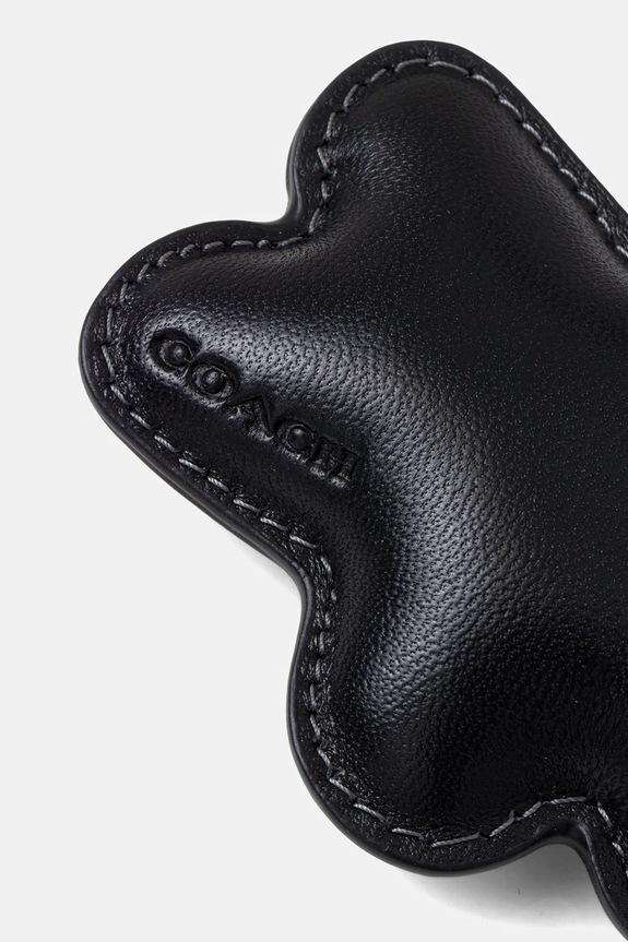 Coach brelok skórzany CCX43 czarny SS26