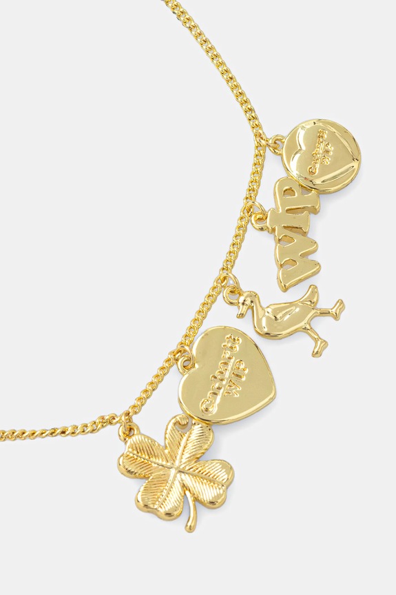 Náhrdelník Carhartt WIP Charms Necklace I036250.3KXX zlatá SS26