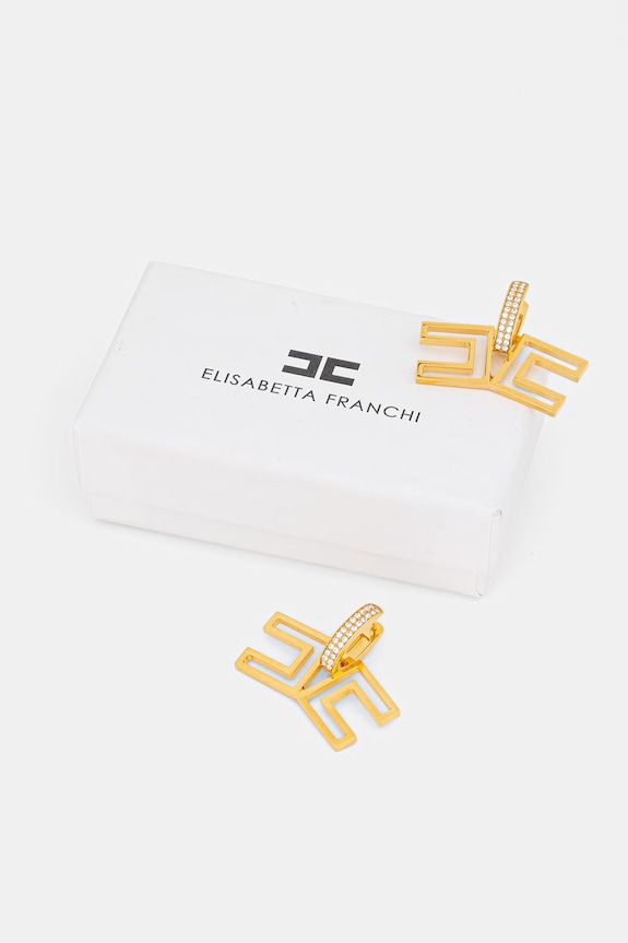 Náušnice Elisabetta Franchi zlatá OR31A61E2
