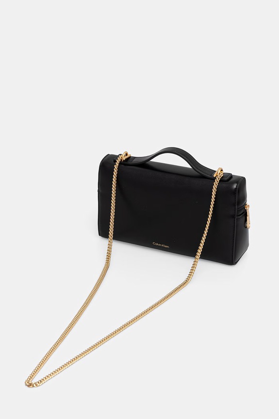 Akcesoria Calvin Klein kosmetyczka damska z imitacji skóry LV04F1134G czarny