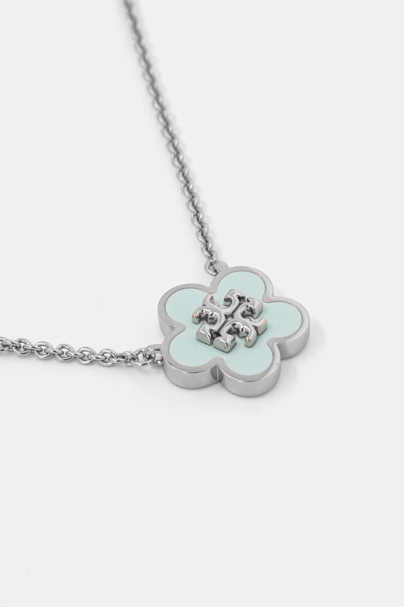 Ogrlica Tory Burch Forger Me Not 147287 srebrna SS26