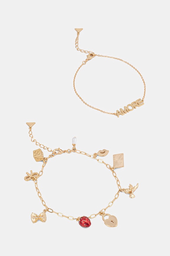 Βραχιόλι Aldo LOVERCHAIN 2-pack 2-pack χρυσαφί LOVERCHAIN.600