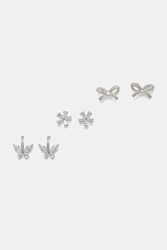 Aldo kolczyki JENNAENA 3-pack 3-pack srebrny JENNAENA.973