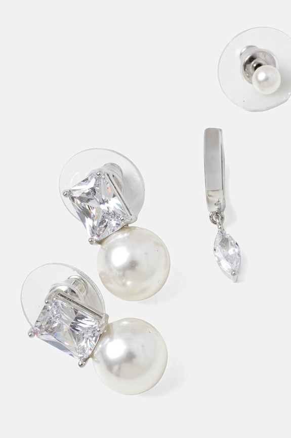 Сережки Aldo AURELIIE 3 шт AURELIIE.102 серебрянный SS26