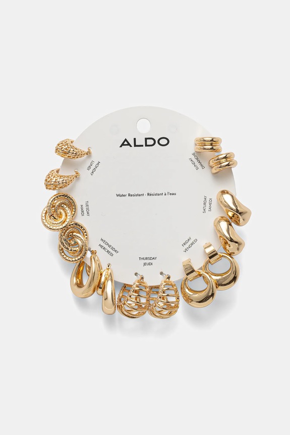 Aldo kolczyki TAKEYOURPICK 7-pack 7-pack złoty TAKEYOURPICK.710