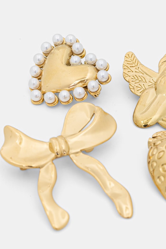 Broš Aldo VALENTIINNA 4-pack VALENTIINNA.972 zlatna SS26