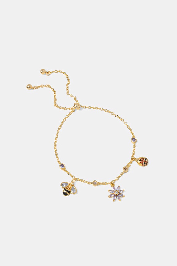 Браслет Aldo BLOOMETTE циркон золотой BLOOMETTE.963