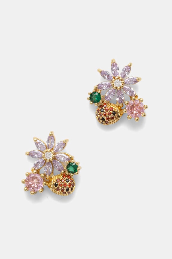 Naušnice Aldo PETALJOY cirkonij šarena PETALJOY.963
