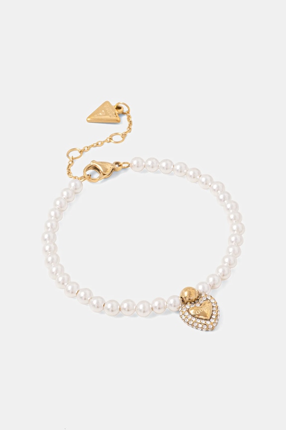 Βραχιόλι Guess BELOVED λευκό JUBB06.091JW