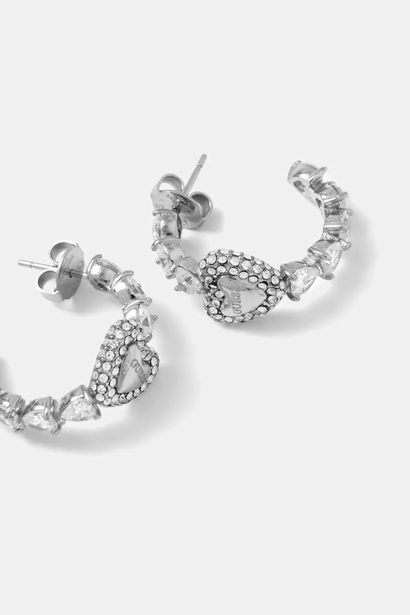 Σκουλαρίκια Guess BELOVED JUBE06.004JW ασημί SS26