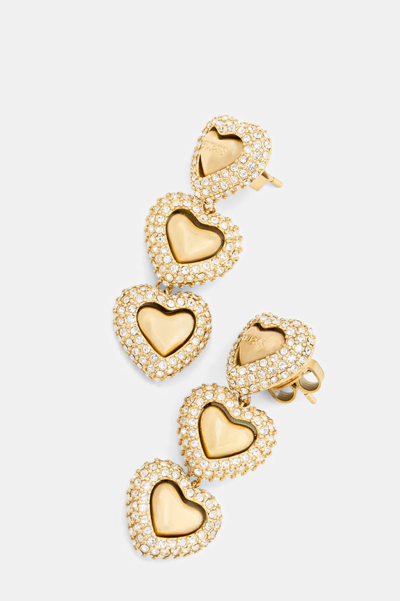 Σκουλαρίκια Guess BELOVED JUBE06.011JW χρυσαφί SS26