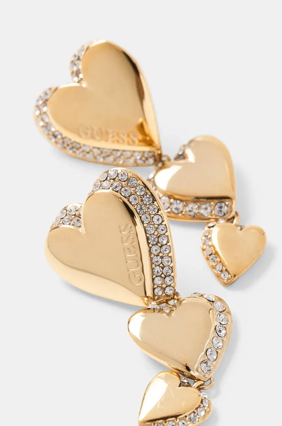 Naušnice Guess BY YOUR SIDE JUBE06.072JW zlatna SS26