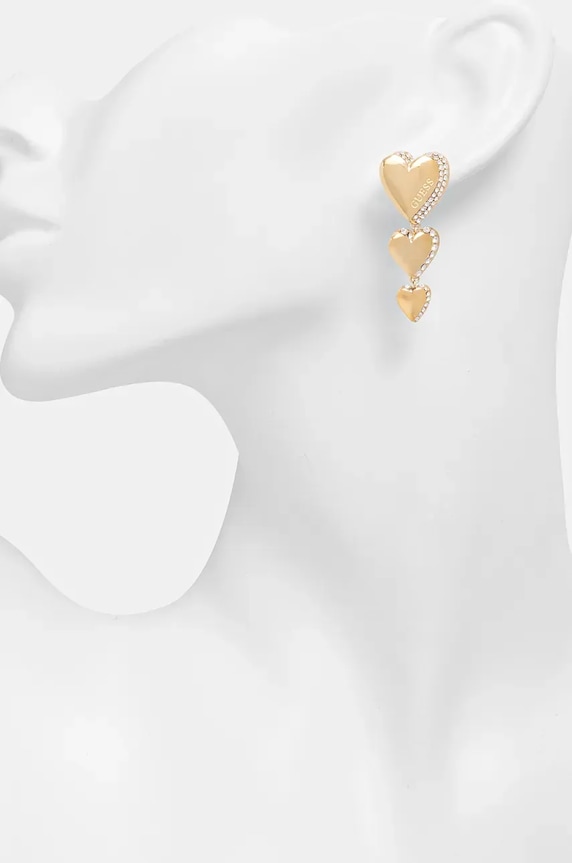 Αξεσουάρ Σκουλαρίκια Guess BY YOUR SIDE JUBE06.072JW χρυσαφί