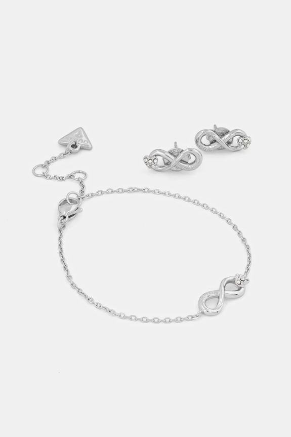 Guess bracciale e orrecchini LOVE BITES argento JUBS06.009JW