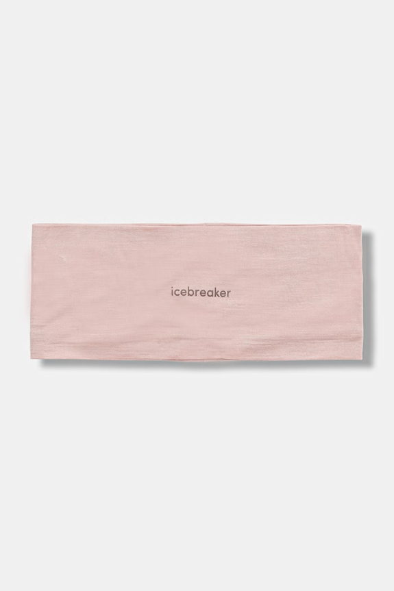 Icebreaker bentiță din amestec de lână Cool-Lite Flexi Headband outdoor roz IB0A56FN0LH1