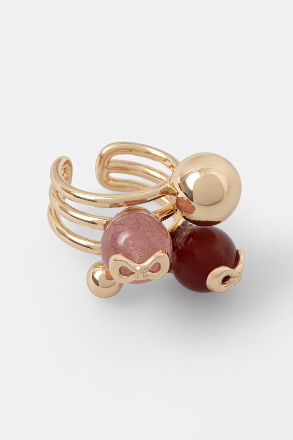 Twinset pierścionek damski metalowy złoty 261TO5023