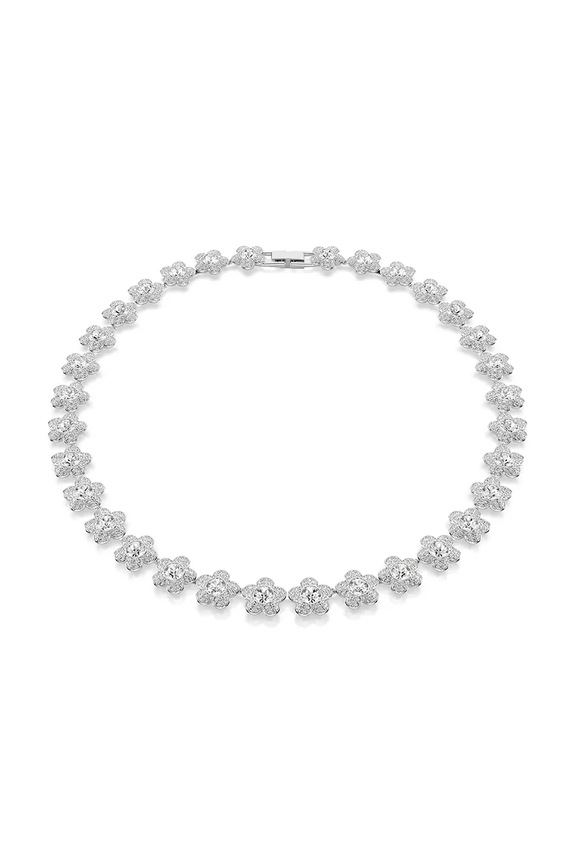 Swarovski naszyjnik damski metalowy Ariana Grande x Swarovski srebrny 5749179