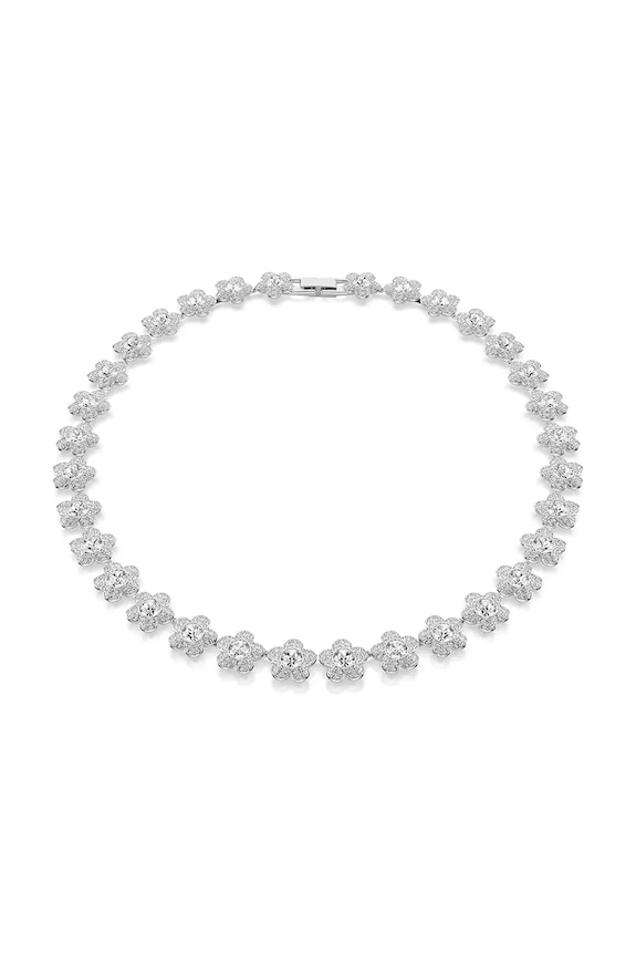 Swarovski naszyjnik damski metalowy Ariana Grande x Swarovski srebrny 5749179