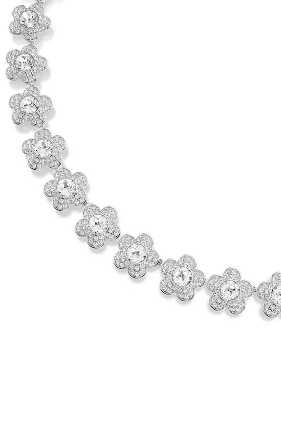 Akcesoria Swarovski naszyjnik damski metalowy Ariana Grande x Swarovski 5749179 srebrny