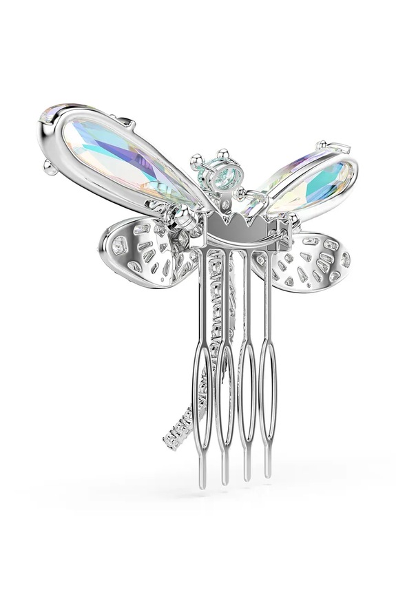 Swarovski broșă pentru femei, din metal cu cristal Swarovski Ariana Grande x Swarovski argintiu 5749193