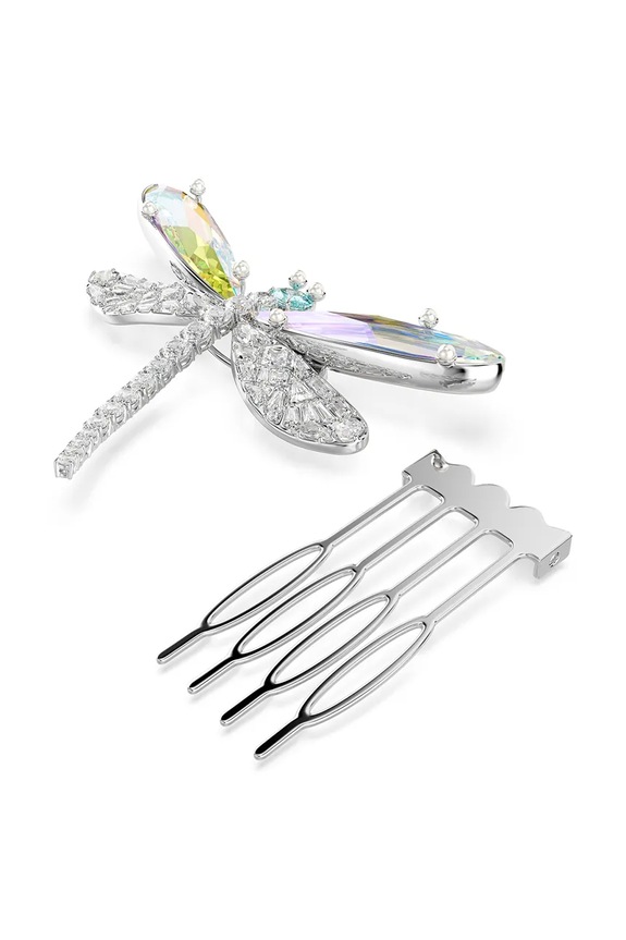 Swarovski broșă pentru femei, din metal cu cristal Swarovski Ariana Grande x Swarovski 5749193 argintiu