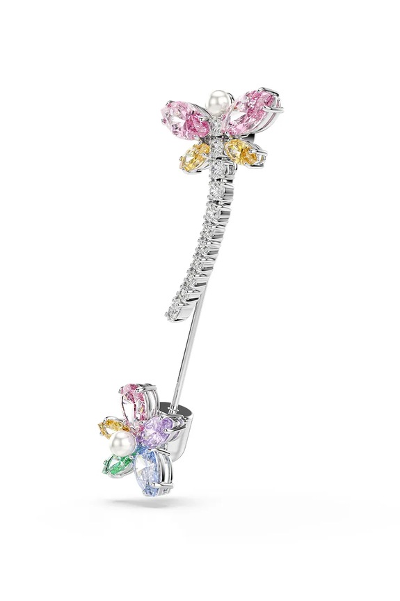 Swarovski broșă pentru femei, din metal Ariana Grande x Swarovski 5737428 argintiu SS26