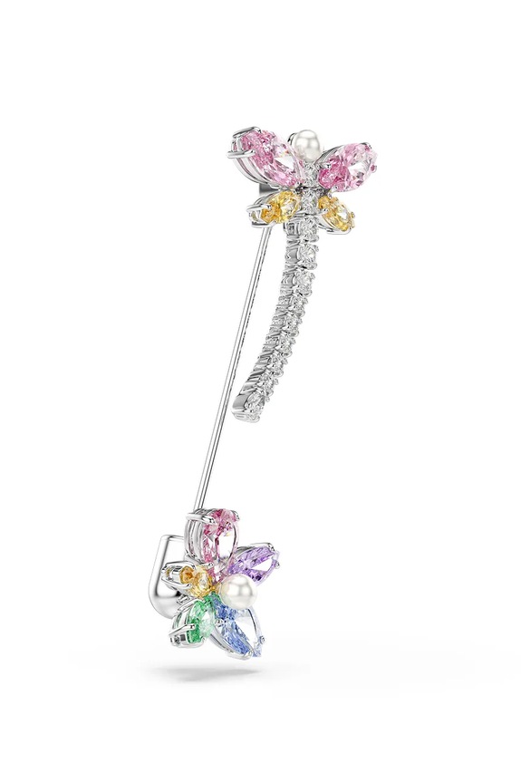 Accesorii Swarovski broșă pentru femei, din metal Ariana Grande x Swarovski 5737428 argintiu