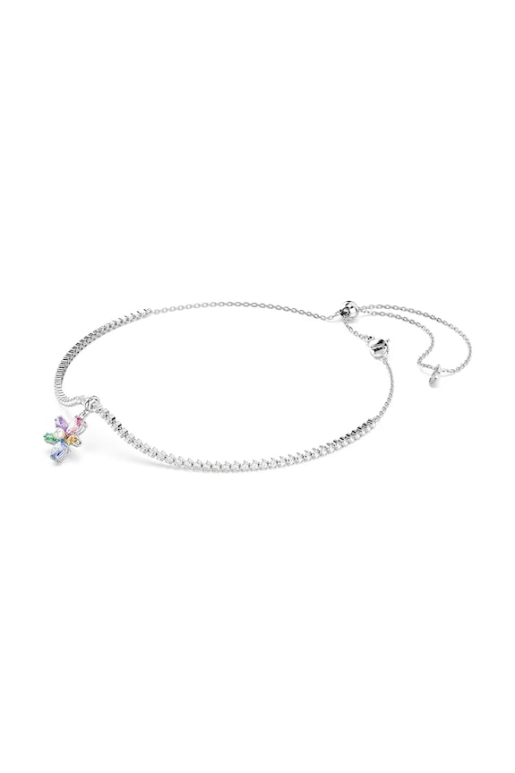 Swarovski ogrlica ženska kovinska s kubičnim cirkonijem Ariana Grande x Swarovski 5749189 srebrna SS26
