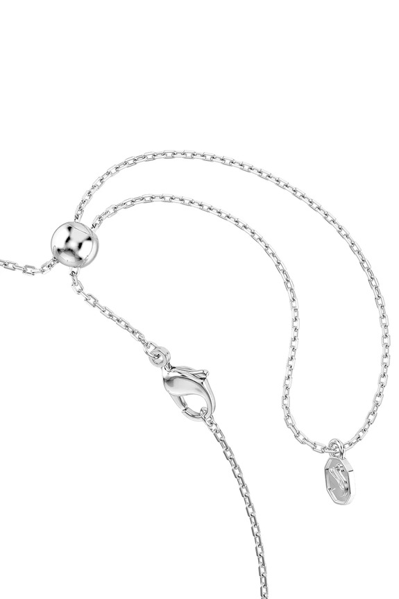 Swarovski ogrlica ženska kovinska s kubičnim cirkonijem Ariana Grande x Swarovski srebrna 5749189