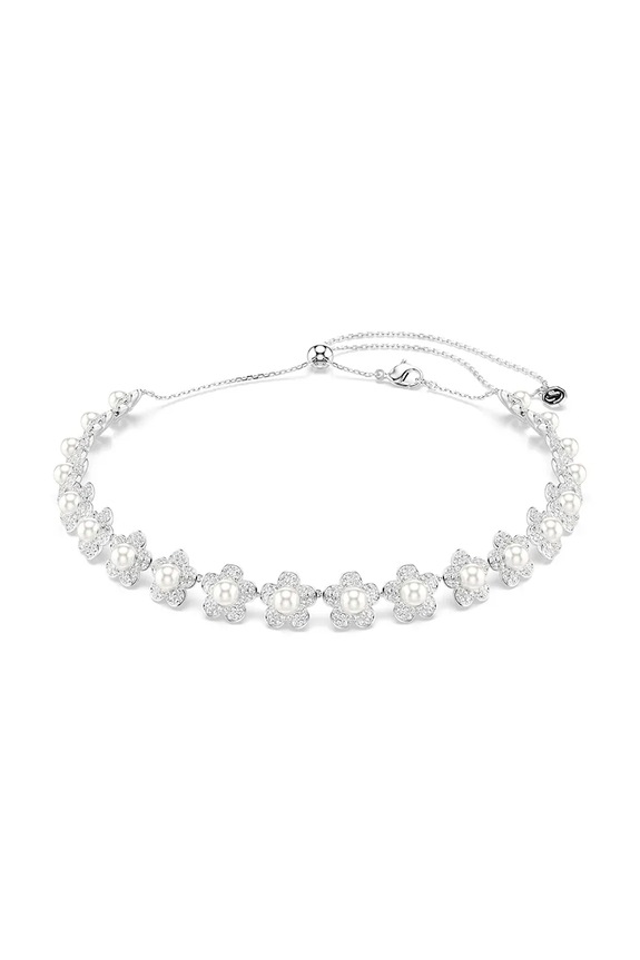 Swarovski κολιέ γυναικείο μεταλλικό Ariana Grande x Swarovski ασημί 5751250