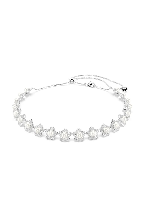 Swarovski κολιέ γυναικείο μεταλλικό Ariana Grande x Swarovski ασημί 5751250