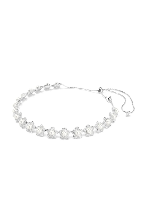 Swarovski κολιέ γυναικείο μεταλλικό Ariana Grande x Swarovski 5751250 ασημί SS26
