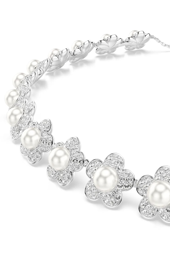 Αξεσουάρ Swarovski κολιέ γυναικείο μεταλλικό Ariana Grande x Swarovski 5751250 ασημί