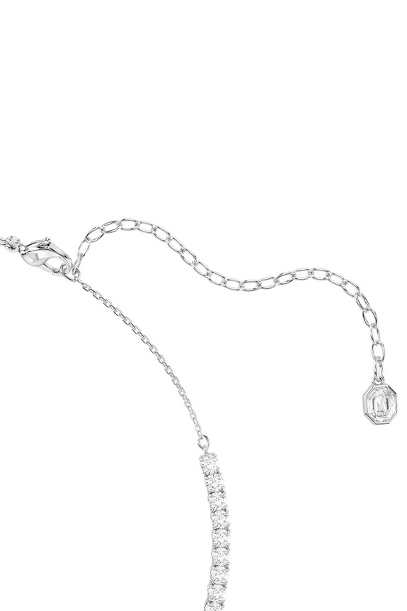 Dodatki Swarovski ogrlica ženska kovinska s kubičnim cirkonijem Ariana Grande x Swarovski 5737424 srebrna