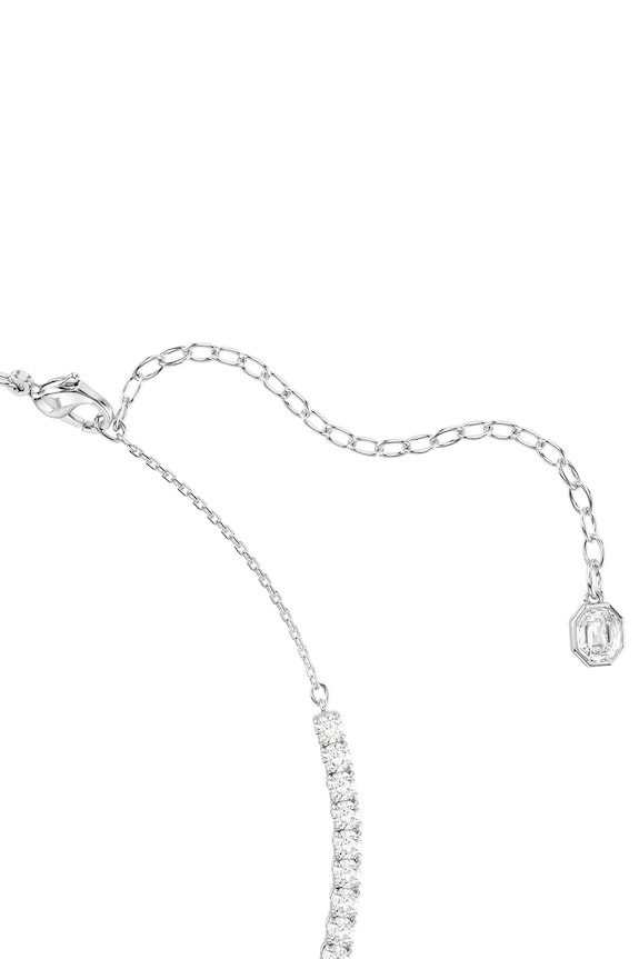 Dodatki Swarovski ogrlica ženska kovinska s kubičnim cirkonijem Ariana Grande x Swarovski 5737424 srebrna