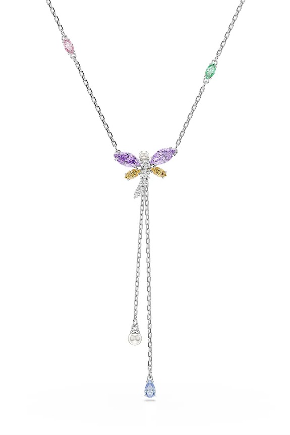 Swarovski ogrlica ženska Swarovski kristal Ariana Grande x Swarovski srebrna 5749183