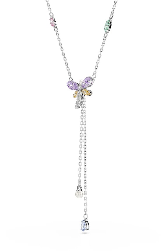 Dodatki Swarovski ogrlica ženska Swarovski kristal Ariana Grande x Swarovski 5749183 srebrna