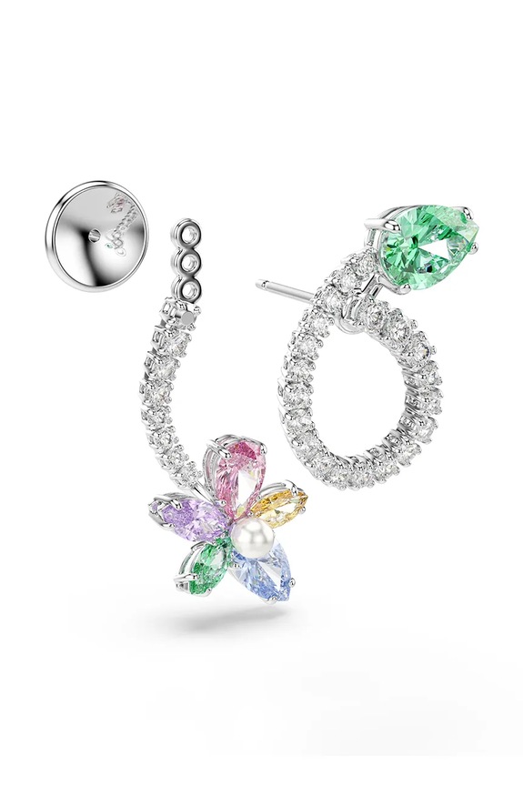 Swarovski uhani ženski kovinski s kristali Swarovski Ariana Grande x Swarovski pisana 5749190