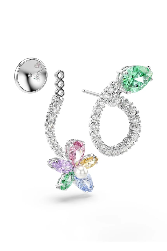 Swarovski uhani ženski kovinski s kristali Swarovski Ariana Grande x Swarovski pisana 5749190